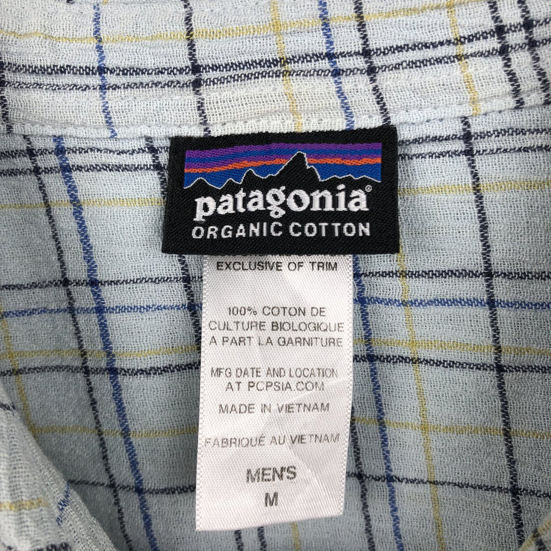 Patagonia Organic Cotton A Organic cotton Blue type light blue Vintage Second Hand