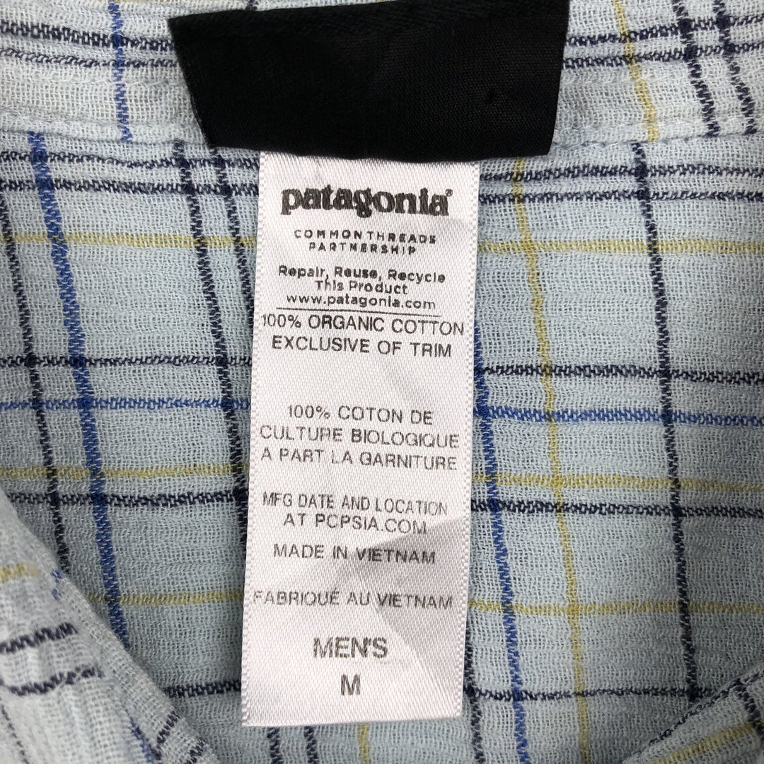 Patagonia Organic Cotton A Organic cotton Blue type light blue Vintage Second Hand