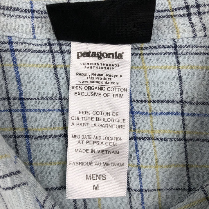 Patagonia Organic Cotton A Organic cotton Blue type light blue Vintage Second Hand