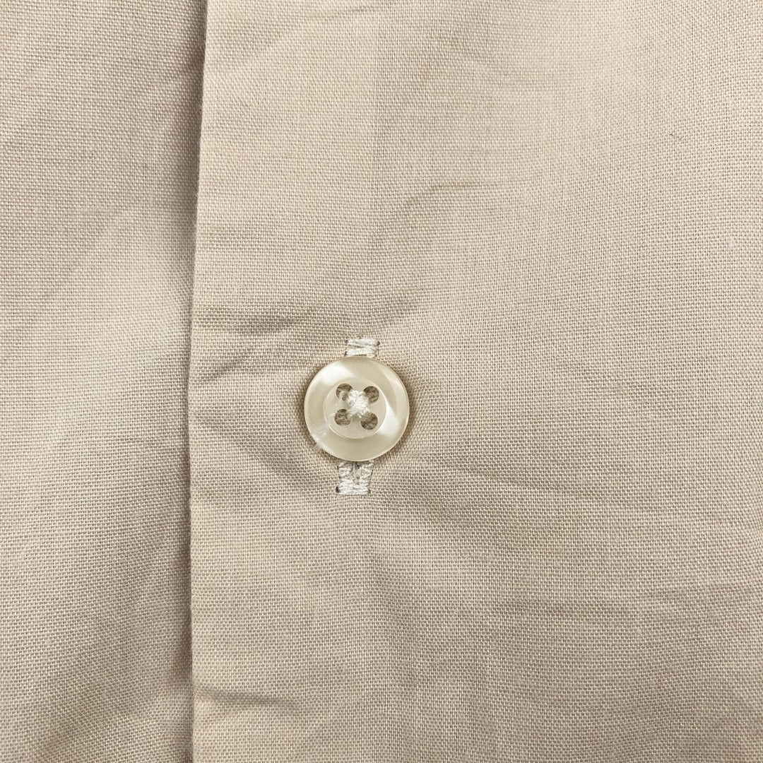 OMEGA fashion Short-sleeved open-collar Mexican shirt, Cuban shirt, boxy shirt, men's size XL. cotton Beige type Vintage Second Hand