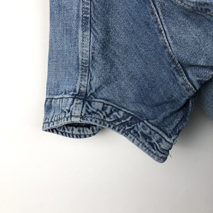 2000'S Levi's ENGINEERED Short-Sleeve Denim Shirt, Men's Size L (approx.) unclear blue type Vintage Second Hand