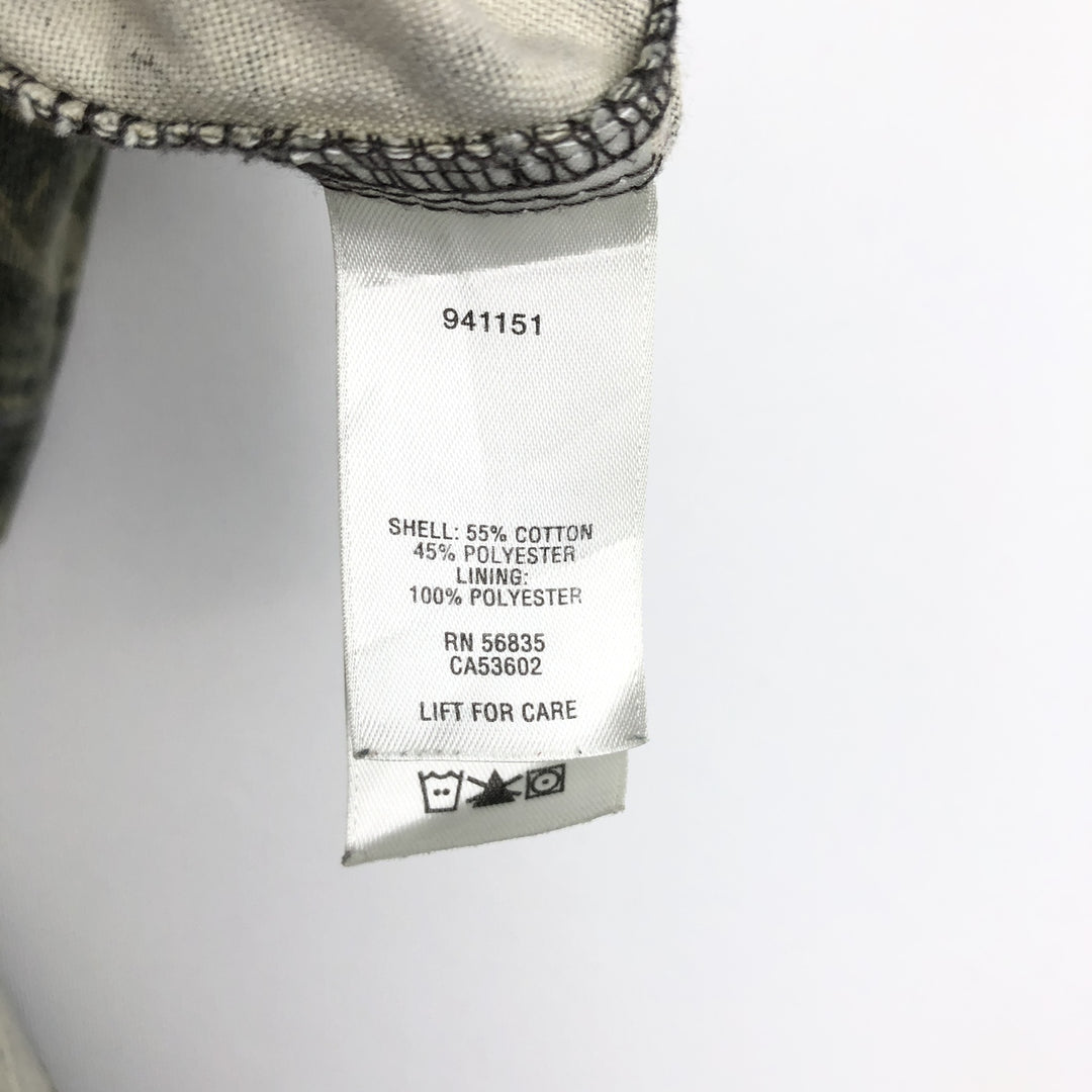90s-00'S Cabelas Camouflage Pattern Realtree Camo Short-Sleeve Button-Down Shirt Men's XL (approx.) Vintage cotton Khaki type Vintage Second Hand