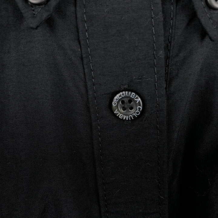 Columbia PFG Button-down Short Sleeve Fishing Shirt, Men's XL Nylon black type Vintage Second Hand