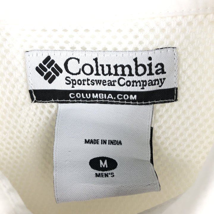 Columbia PFG Short Sleeve Fishing Shirt, Men's M Size cotton white type Vintage Second Hand