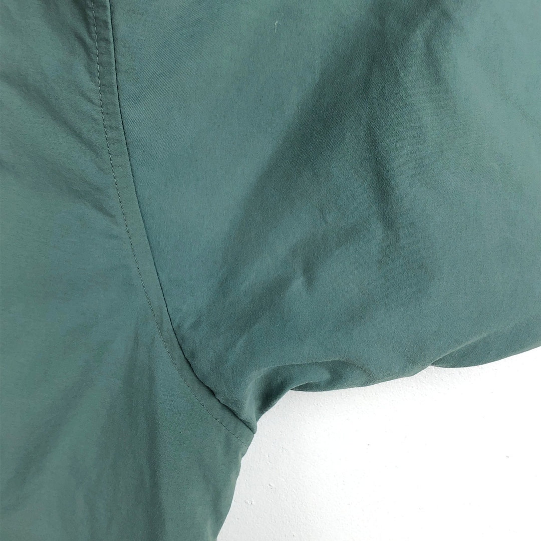Columbia PFG OMNI-SHADE Button-down Short Sleeve Fishing Shirt, Men's Size L Nylon Khaki type Vintage Second Hand