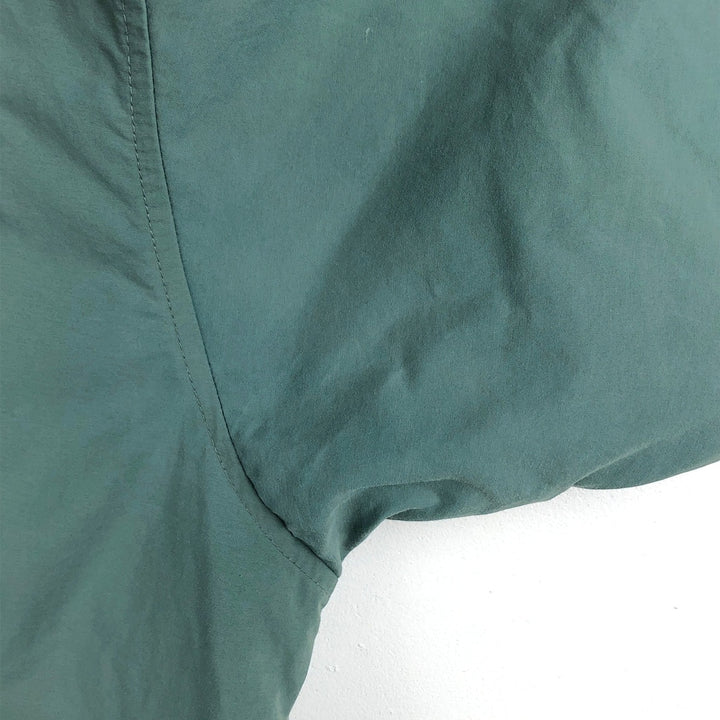 Columbia PFG OMNI-SHADE Button-down Short Sleeve Fishing Shirt, Men's Size L Nylon Khaki type Vintage Second Hand