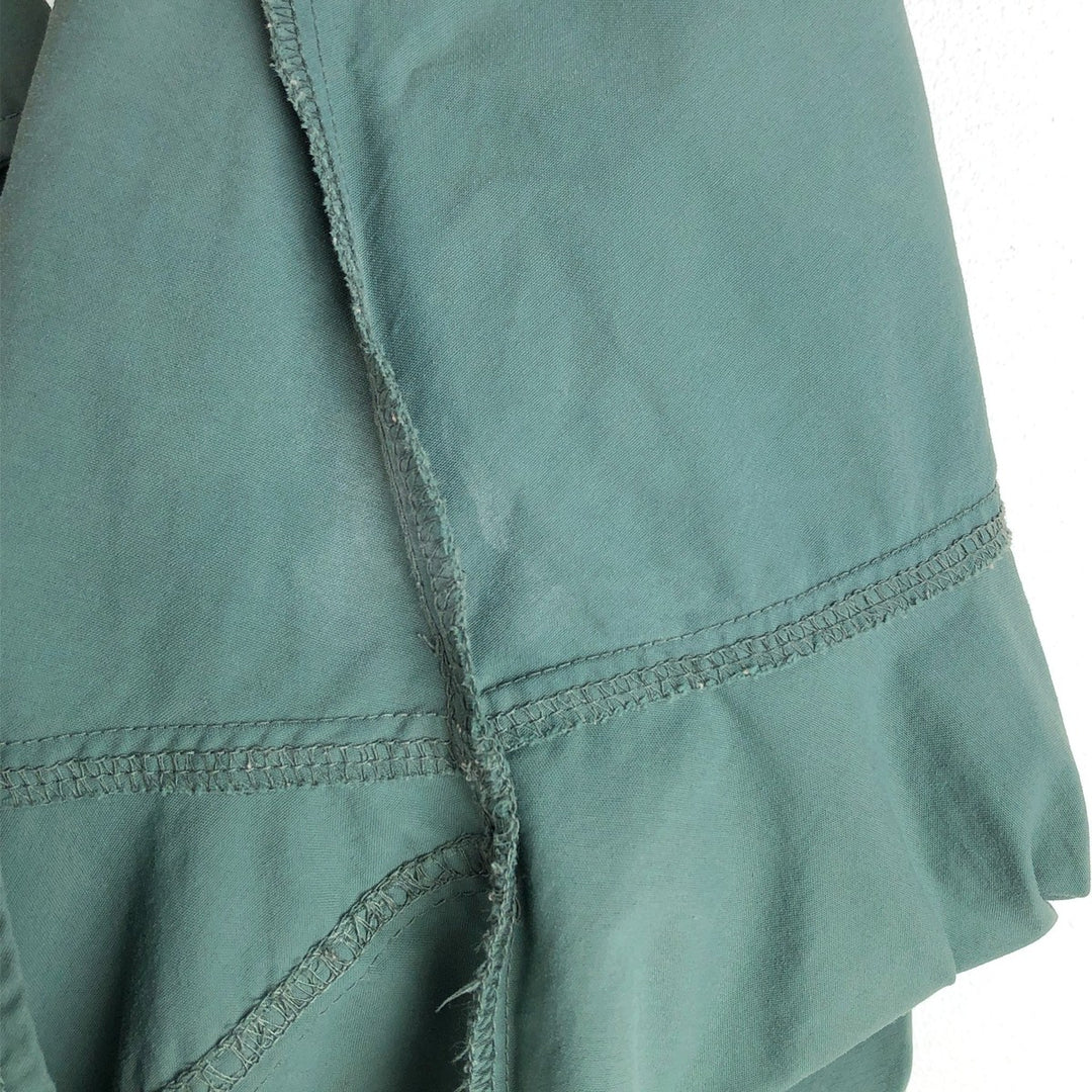 Columbia PFG OMNI-SHADE Button-down Short Sleeve Fishing Shirt, Men's Size L Nylon Khaki type Vintage Second Hand