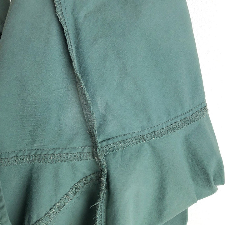 Columbia PFG OMNI-SHADE Button-down Short Sleeve Fishing Shirt, Men's Size L Nylon Khaki type Vintage Second Hand