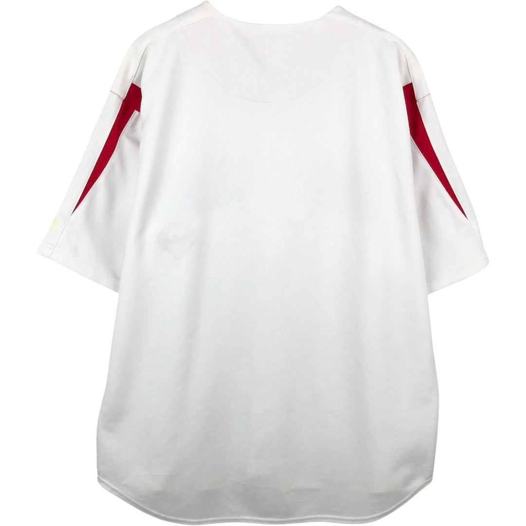 MLB Philadelphia Phillies Game Shirt Baseball Shirt Men's Size XL (approx.) unclear white type Vintage Second Hand