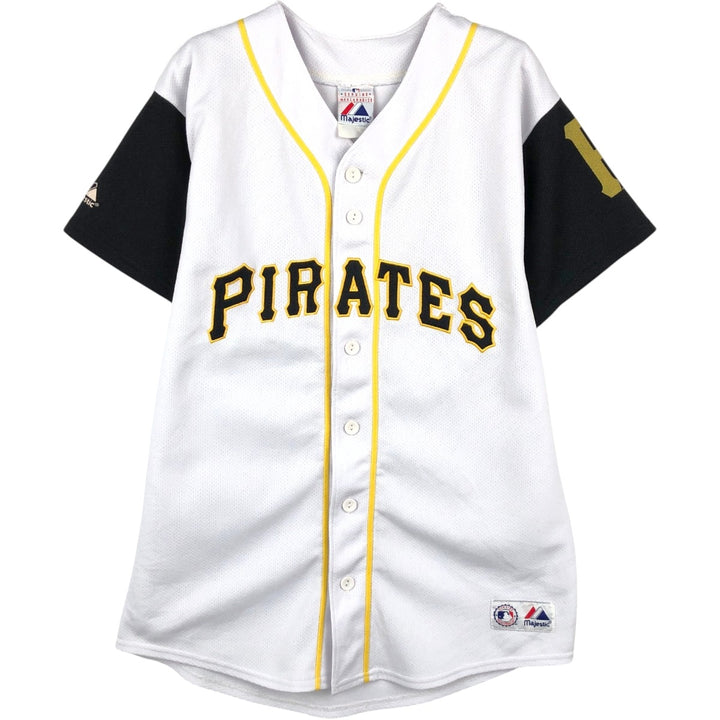 Majestic MLB Pittsburgh Pirates Jack Wilson Game Shirt Baseball Shirt Men's Size M unclear white type Vintage Second Hand