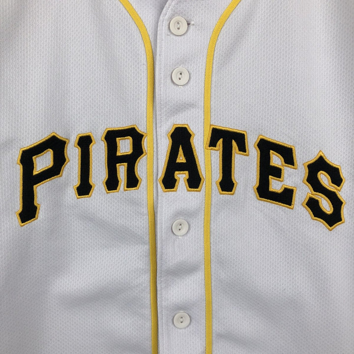 Majestic MLB Pittsburgh Pirates Jack Wilson Game Shirt Baseball Shirt Men's Size M unclear white type Vintage Second Hand