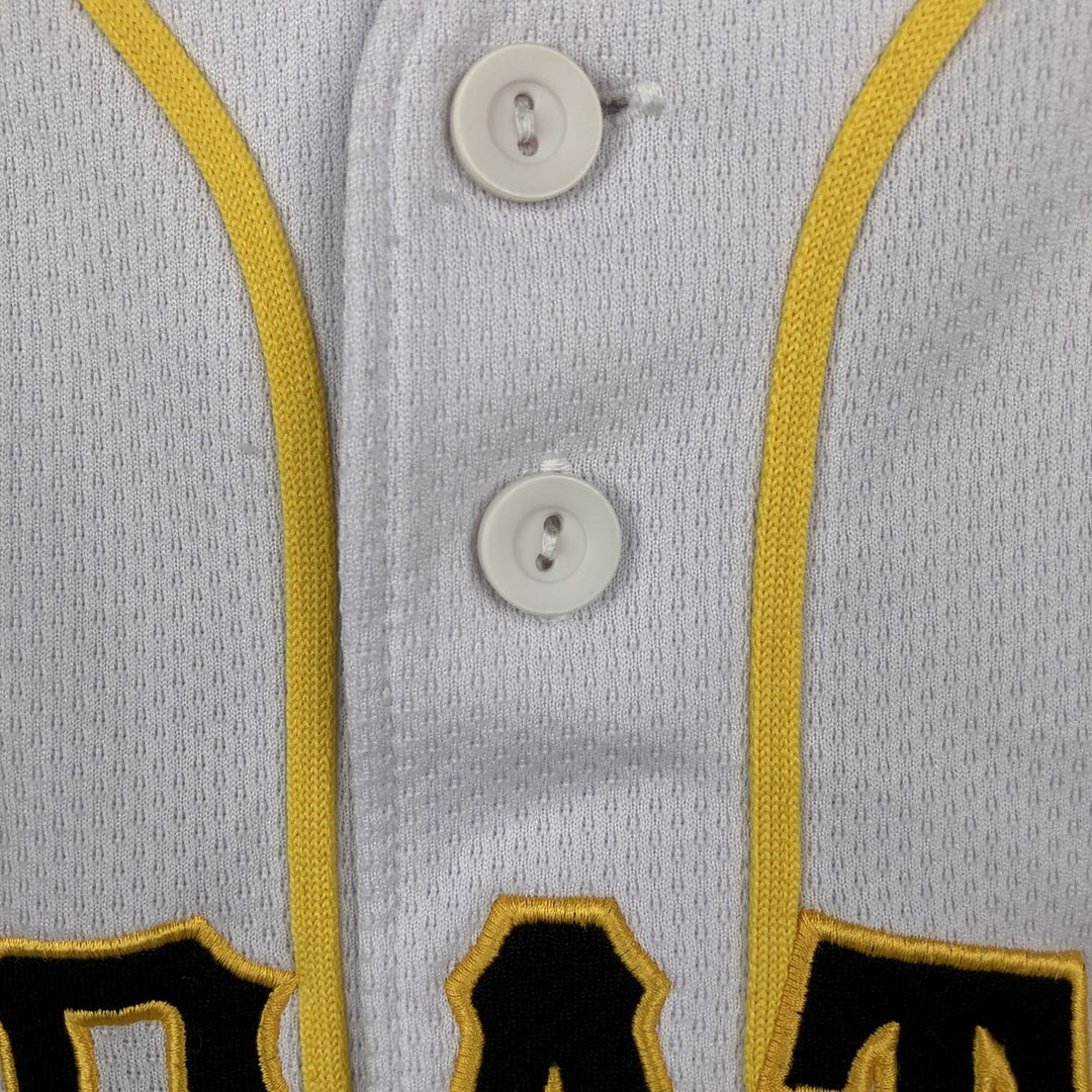 Majestic MLB Pittsburgh Pirates Jack Wilson Game Shirt Baseball Shirt Men's Size M unclear white type Vintage Second Hand