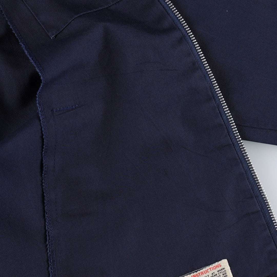 1980'S Sears Harrington Jacket, Swing Top, Men's Size L (approx.), Lightweight, Vintage unclear navy blue type Vintage Second Hand