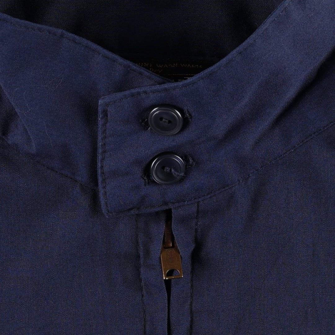 70s-80'S Town Craft Harrington Jacket Swing Top, Men's Size L unclear navy blue type Vintage Second Hand