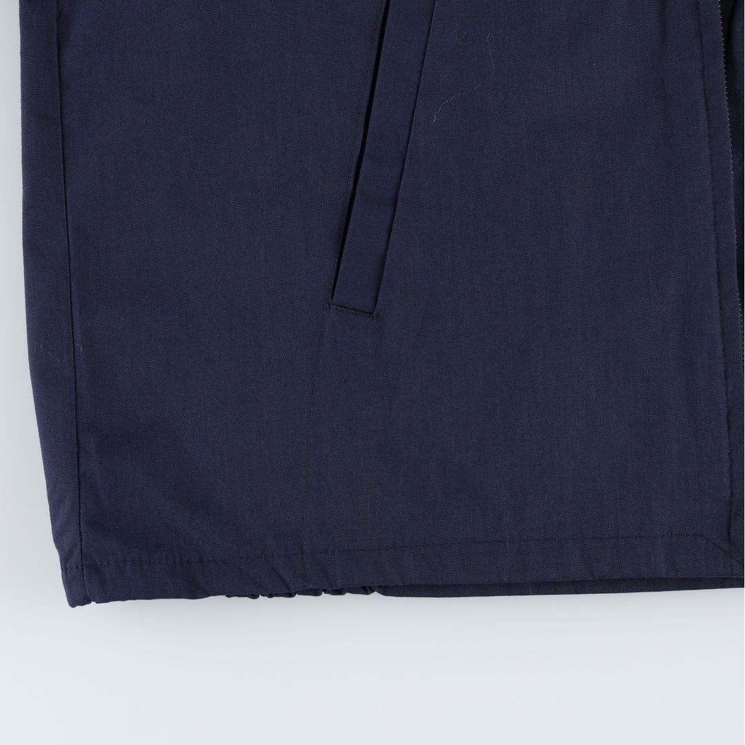 70s-80'S Town Craft Harrington Jacket Swing Top, Men's Size L unclear navy blue type Vintage Second Hand