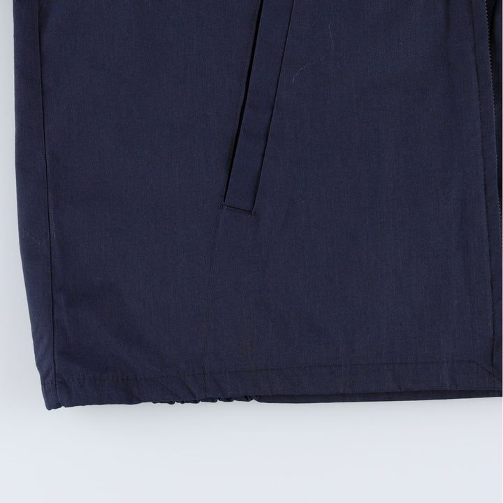 70s-80'S Town Craft Harrington Jacket Swing Top, Men's Size L unclear navy blue type Vintage Second Hand