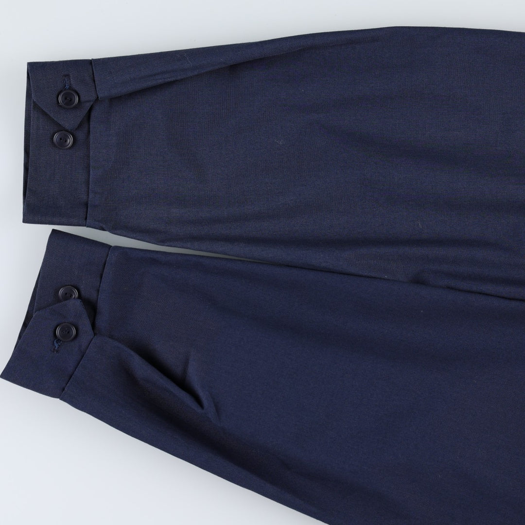 70s-80'S Town Craft Harrington Jacket Swing Top, Men's Size L unclear navy blue type Vintage Second Hand