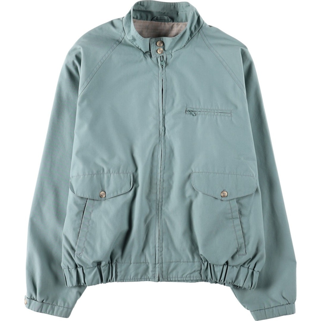 70s-80'S Eddie Bauer Harrington Jacket, Swing Top, Black Tag, Men's XL (approx.), Vintage polyester Blue type light blue Vintage Second Hand