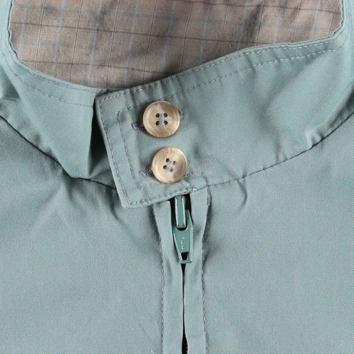 70s-80'S Eddie Bauer Harrington Jacket, Swing Top, Black Tag, Men's XL (approx.), Vintage polyester Blue type light blue Vintage Second Hand