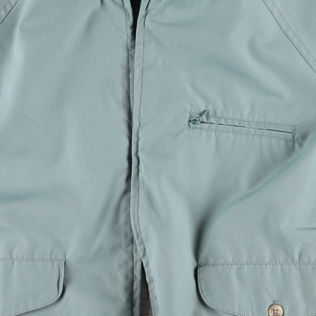 70s-80'S Eddie Bauer Harrington Jacket, Swing Top, Black Tag, Men's XL (approx.), Vintage polyester Blue type light blue Vintage Second Hand