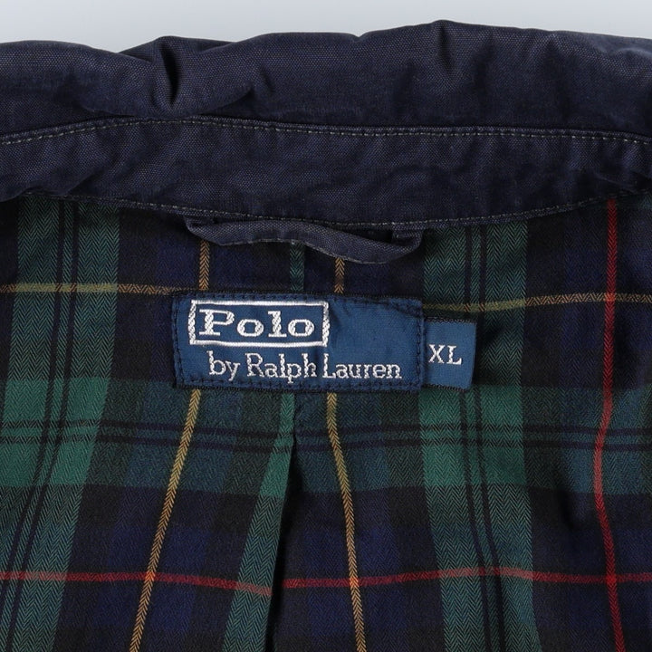 Ralph Lauren POLO by Ralph Lauren Swing Top Sports Jacket Men's XL cotton navy blue type Vintage Second Hand