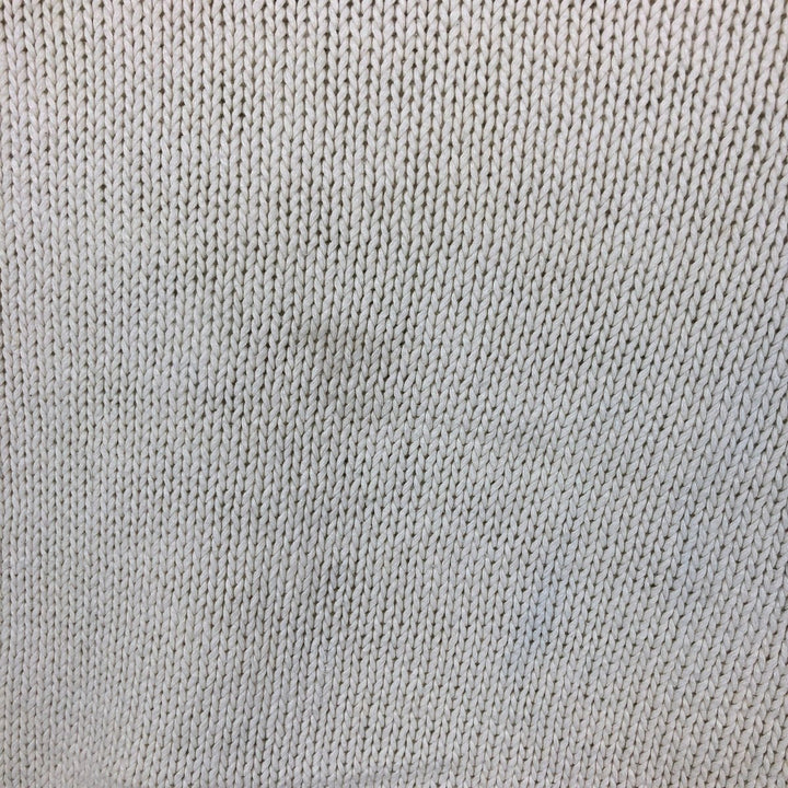Ralph Lauren POLO by Ralph Lauren V-neck Pima cotton knit sweater, men's size M Pima Cotton white type Vintage Second Hand