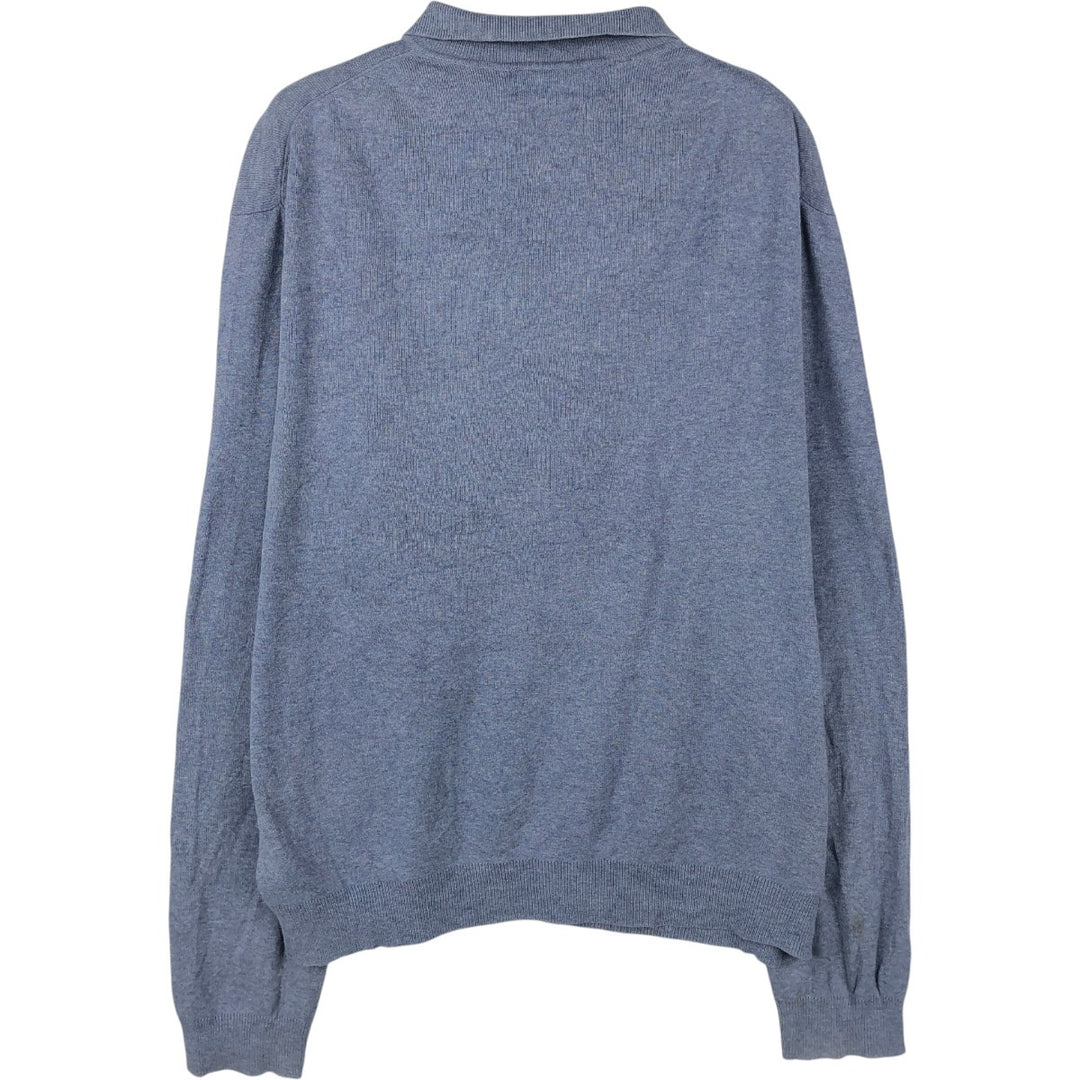 Ralph Lauren POLO by Ralph Lauren Polo knit sweater, men's size M Pima Cotton Blue type light blue Vintage Second Hand