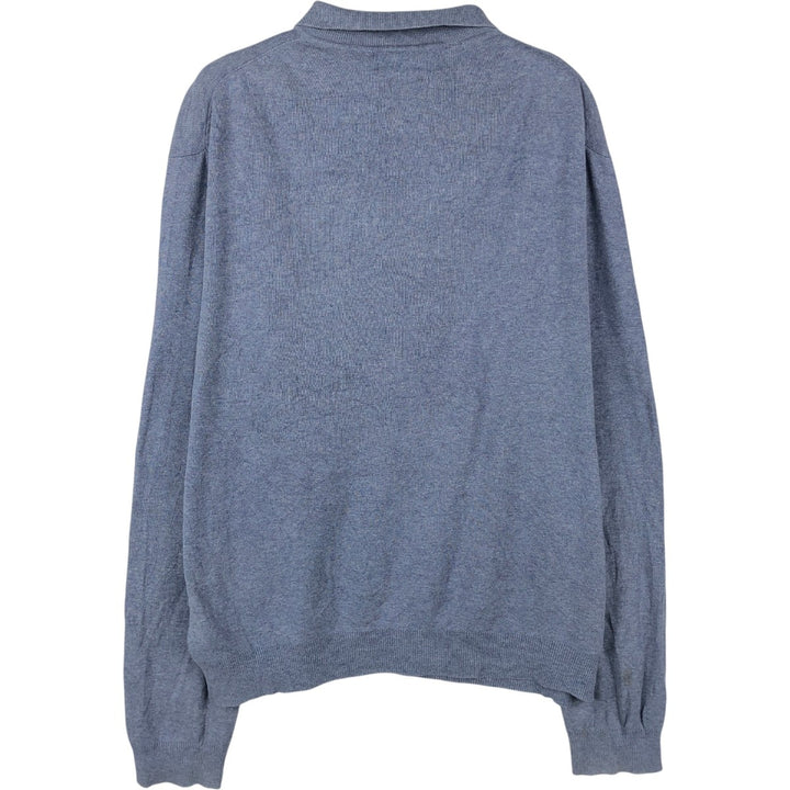 Ralph Lauren POLO by Ralph Lauren Polo knit sweater, men's size M Pima Cotton Blue type light blue Vintage Second Hand