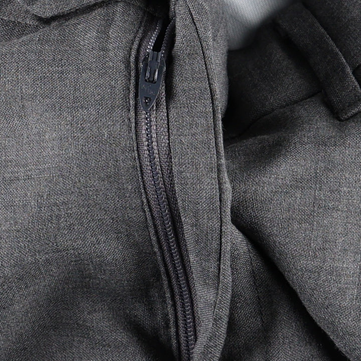 ~1980'S Kuppenheimer Two-Pleat Slacks Pants Men's W33 (approx.) Vintage unclear gray type Vintage Second Hand