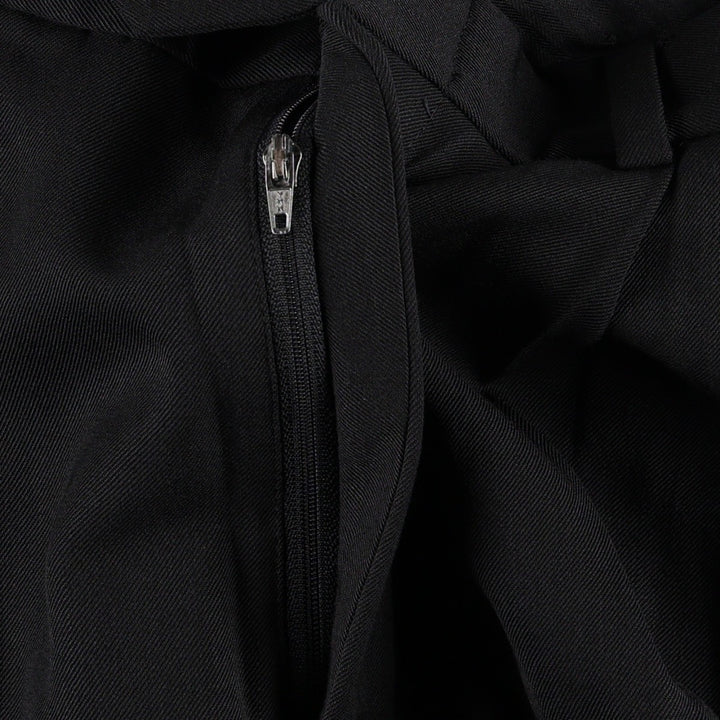 Tiptop Classics Three-Pleat Slacks, Made in Canada, Men's Size W29 (approx.) polyester black type Vintage Second Hand