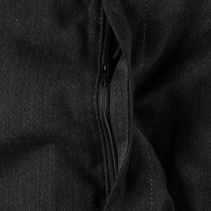 SLATES Three-Pleat Slacks Pants, Men's Size W34 (approx.) unclear Charcoal Vintage Second Hand