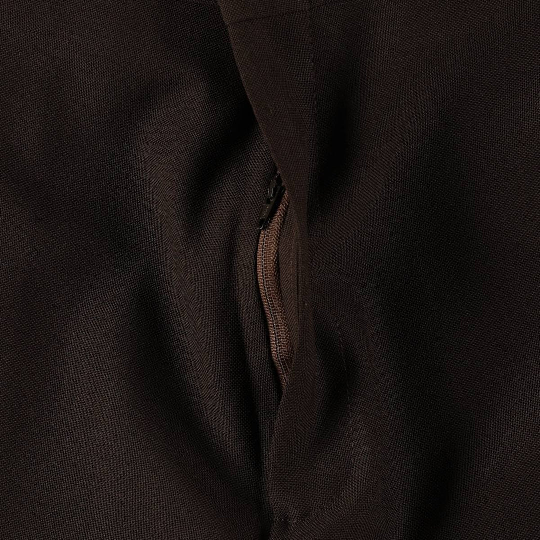 PURITAN Men's Slacks Pants, equivalent to W34 polyester walnut Vintage Second Hand