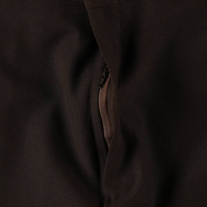 PURITAN Men's Slacks Pants, equivalent to W34 polyester walnut Vintage Second Hand