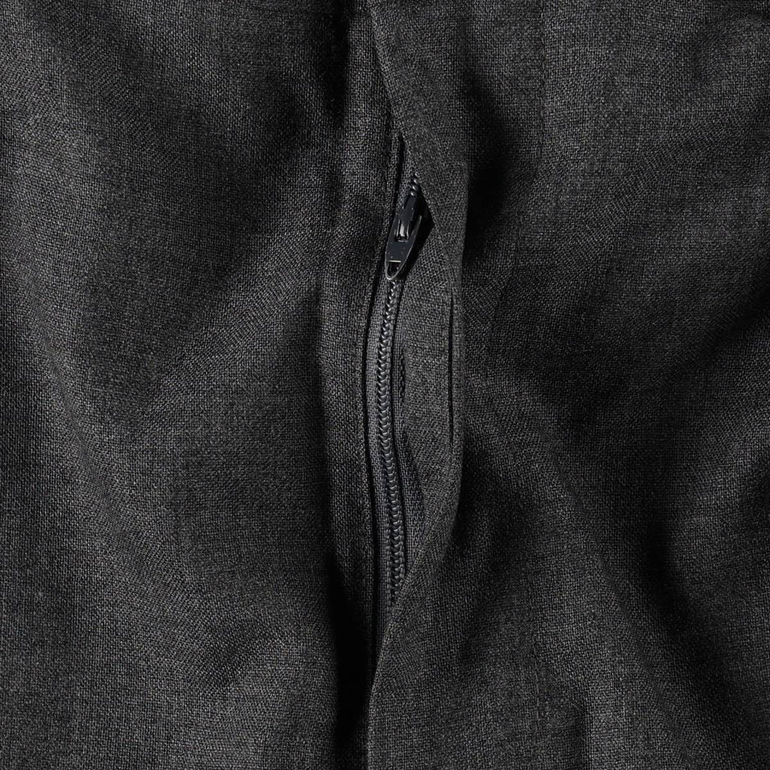 ~90'S style two-pleat slacks pants, men's size W33 equivalent unclear gray type Vintage Second Hand