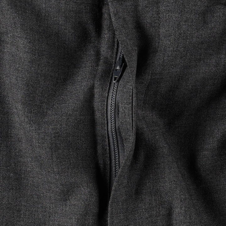 ~90'S style two-pleat slacks pants, men's size W33 equivalent unclear gray type Vintage Second Hand