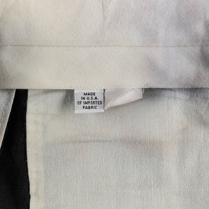 Two-pleat slacks, made in the USA, men's size W32 (approx.) unclear black type Vintage Second Hand