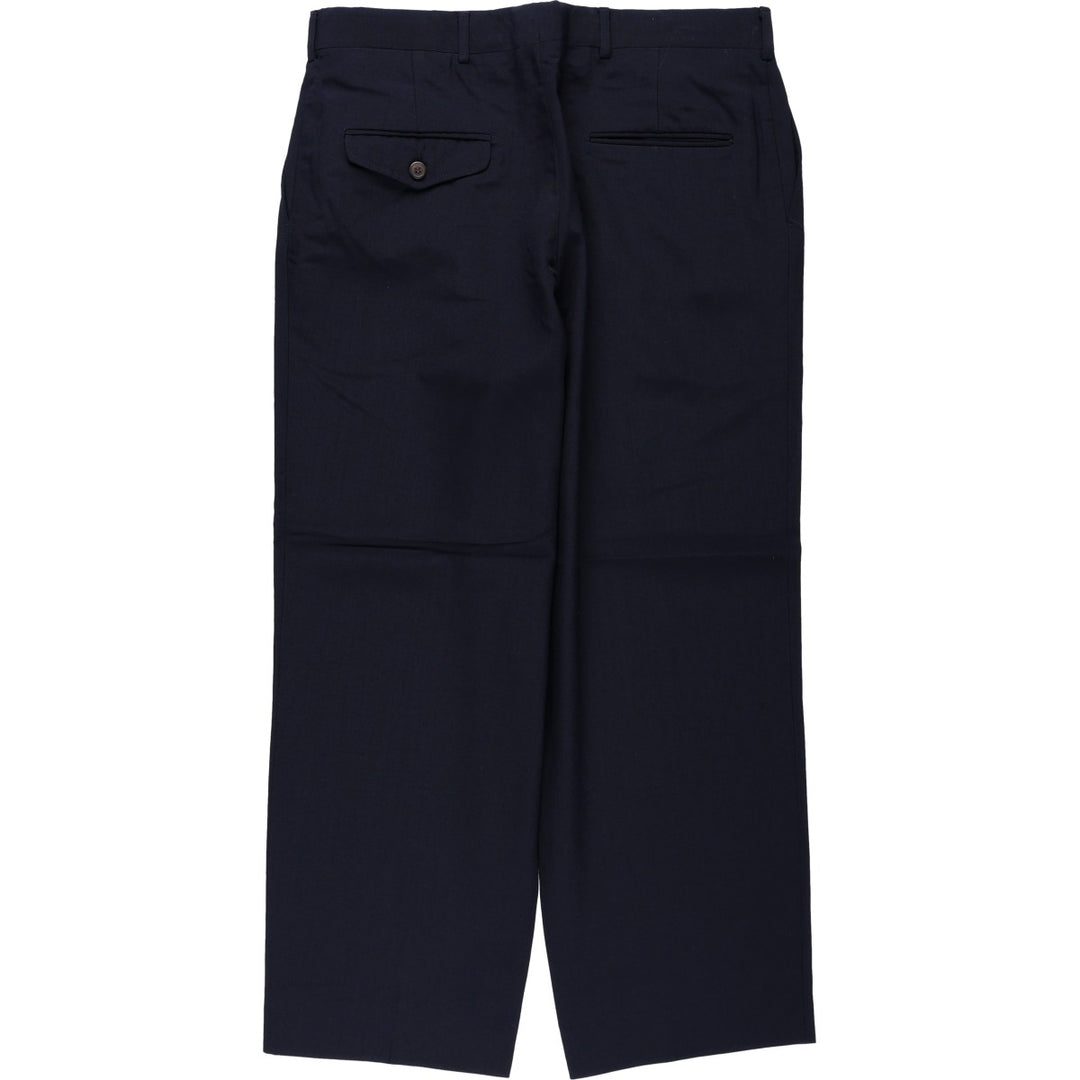 ~1980'S Racquet Club Two-Pleat Slacks Pants, Men's W33 (approx.) unclear navy blue type Vintage Second Hand
