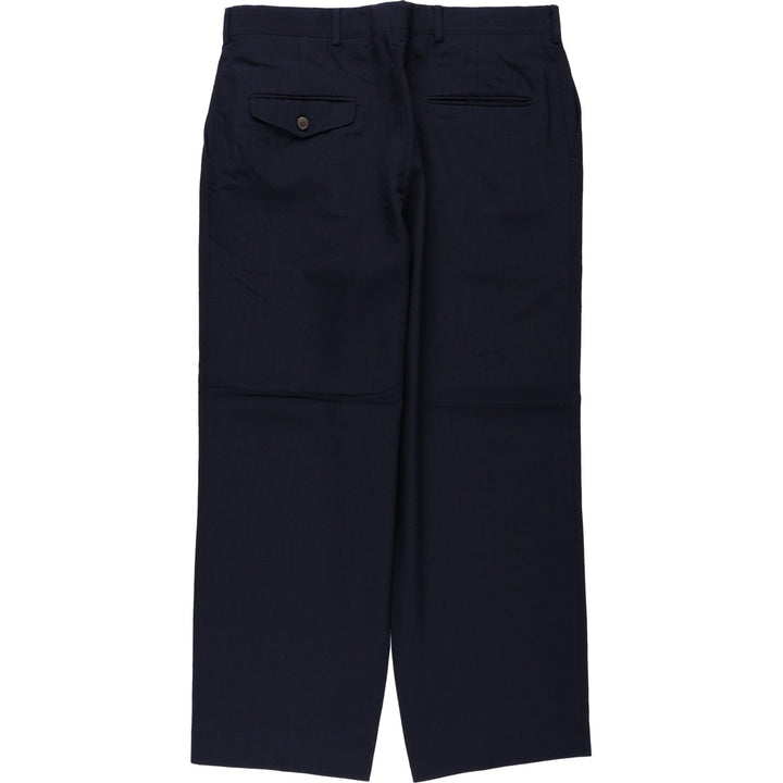 ~1980'S Racquet Club Two-Pleat Slacks Pants, Men's W33 (approx.) unclear navy blue type Vintage Second Hand