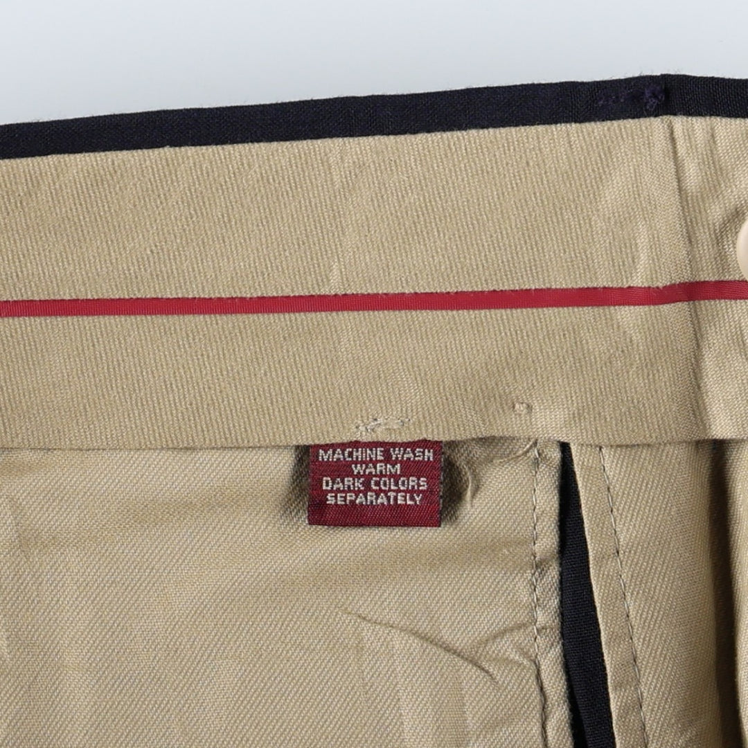 ~1980'S Racquet Club Two-Pleat Slacks Pants, Men's W33 (approx.) unclear navy blue type Vintage Second Hand