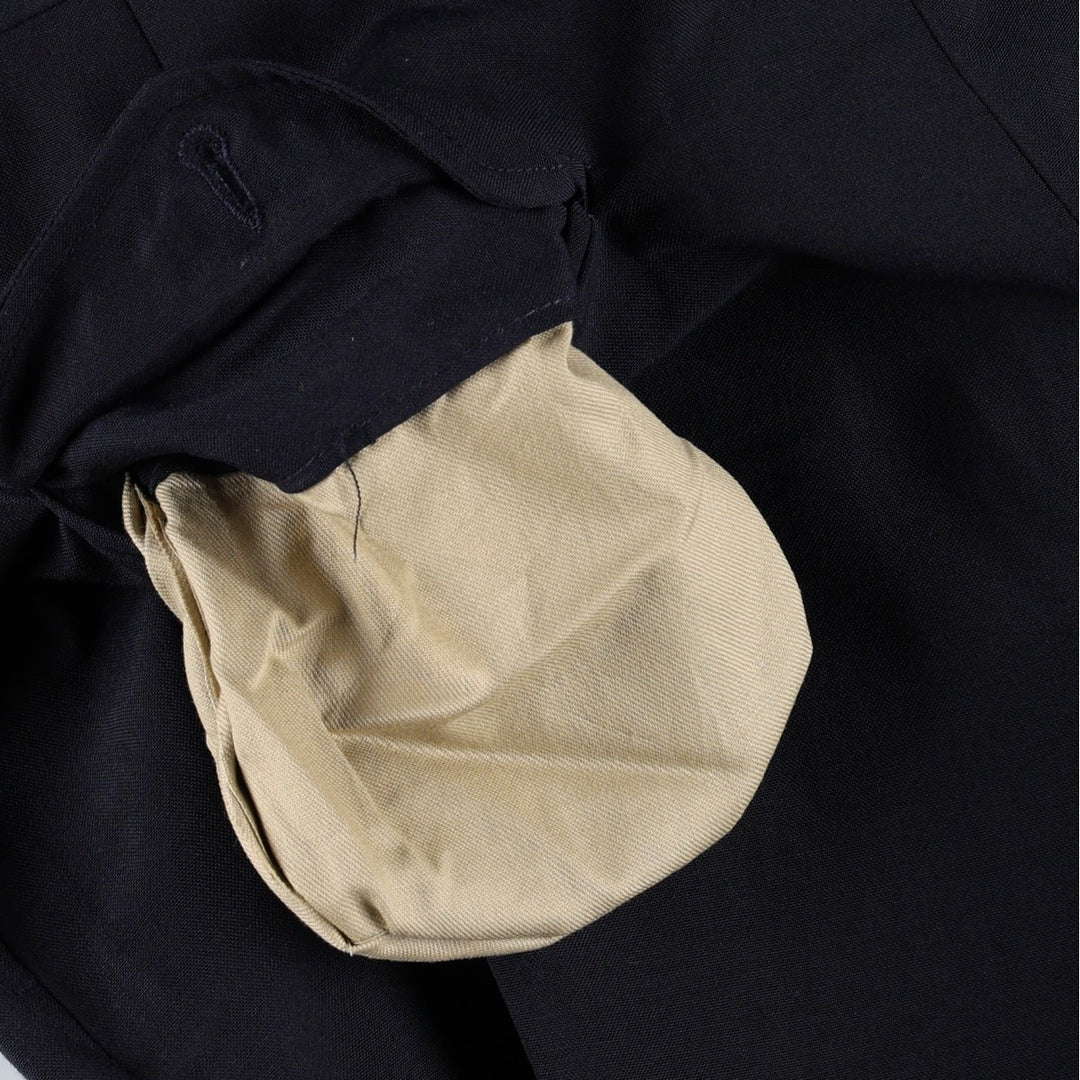 ~1980'S Racquet Club Two-Pleat Slacks Pants, Men's W33 (approx.) unclear navy blue type Vintage Second Hand