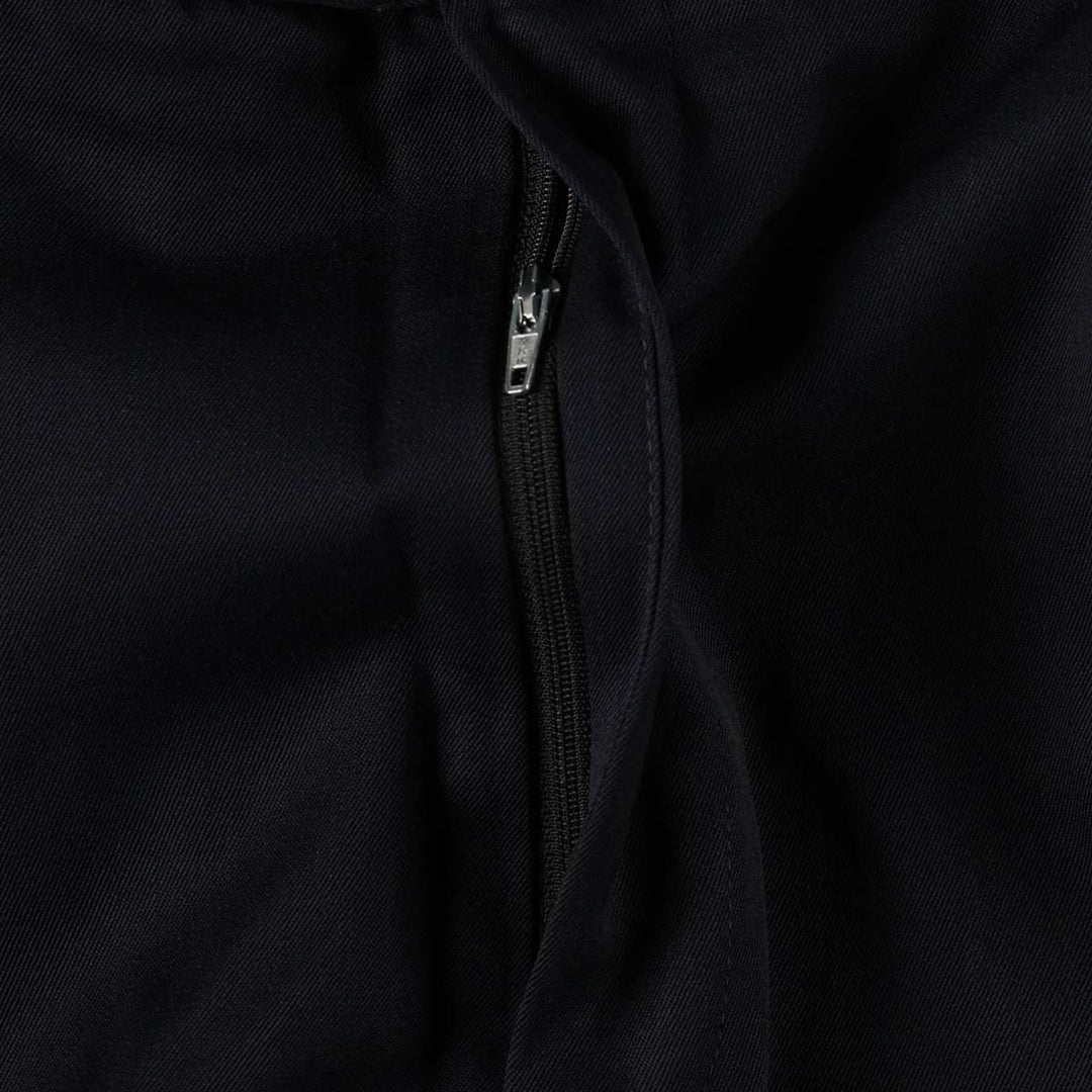 BRANDINI Three-Pleat Wool Trousers/Slacks, Made in Canada, Men's W35 (approx.) wool navy blue type Vintage Second Hand