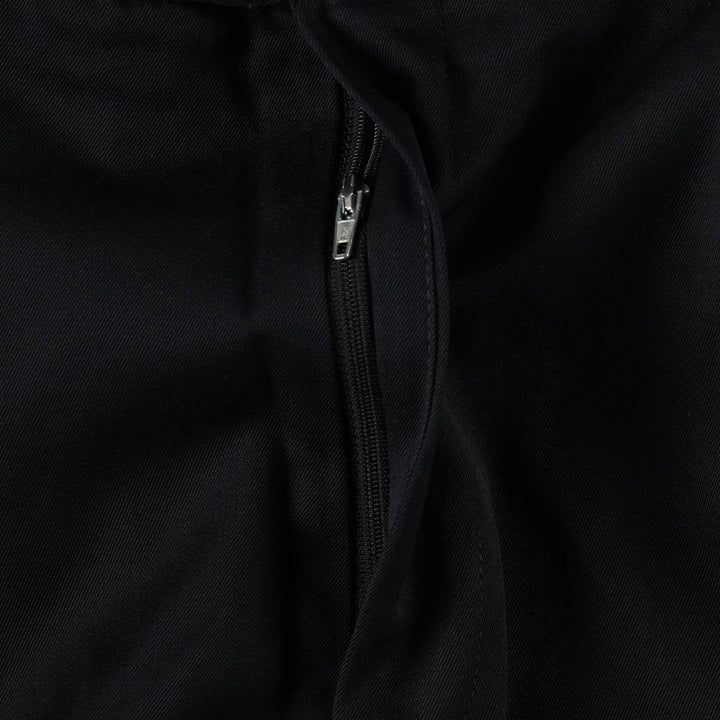 BRANDINI Three-Pleat Wool Trousers/Slacks, Made in Canada, Men's W35 (approx.) wool navy blue type Vintage Second Hand