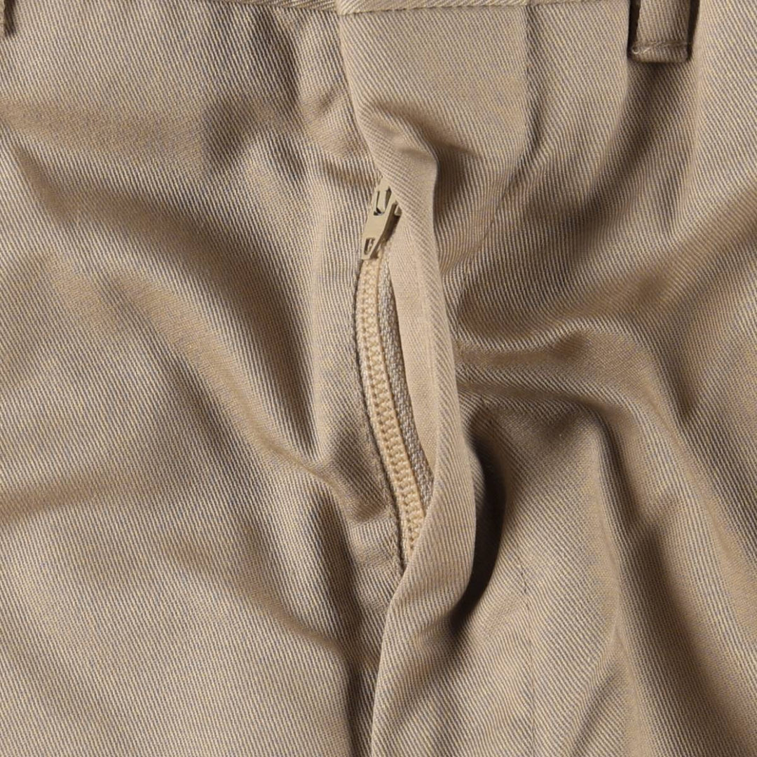 Par Four slacks pants, made in the USA, men's size W32 (approx.) unclear Beige type Vintage Second Hand
