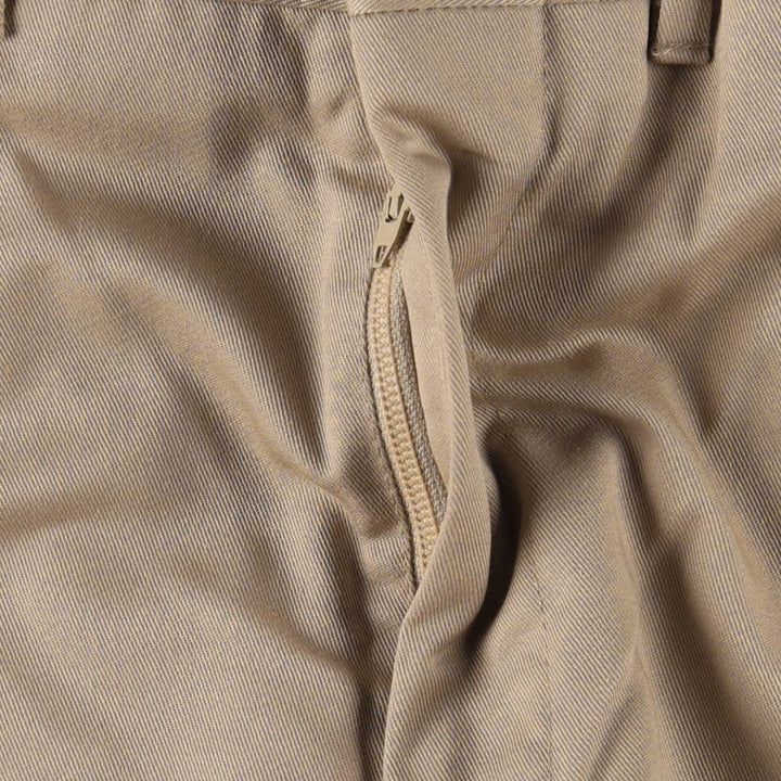 Par Four slacks pants, made in the USA, men's size W32 (approx.) unclear Beige type Vintage Second Hand