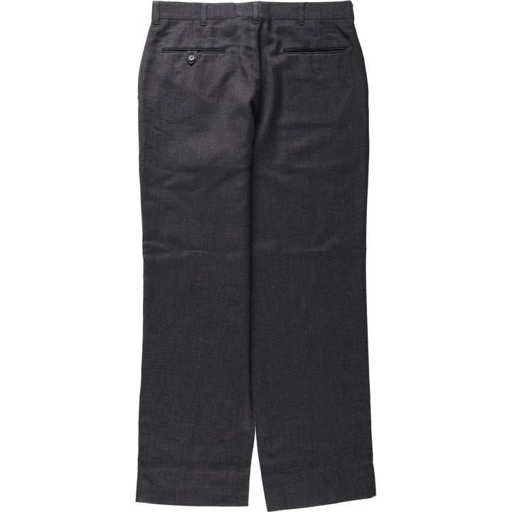 ANDERSON-LITTLE RICHMAN BROTHERS Strathmore Wool Trousers/Slacks, Made in USA, Men's Size W33 (approx.) wool Charcoal Vintage Second Hand
