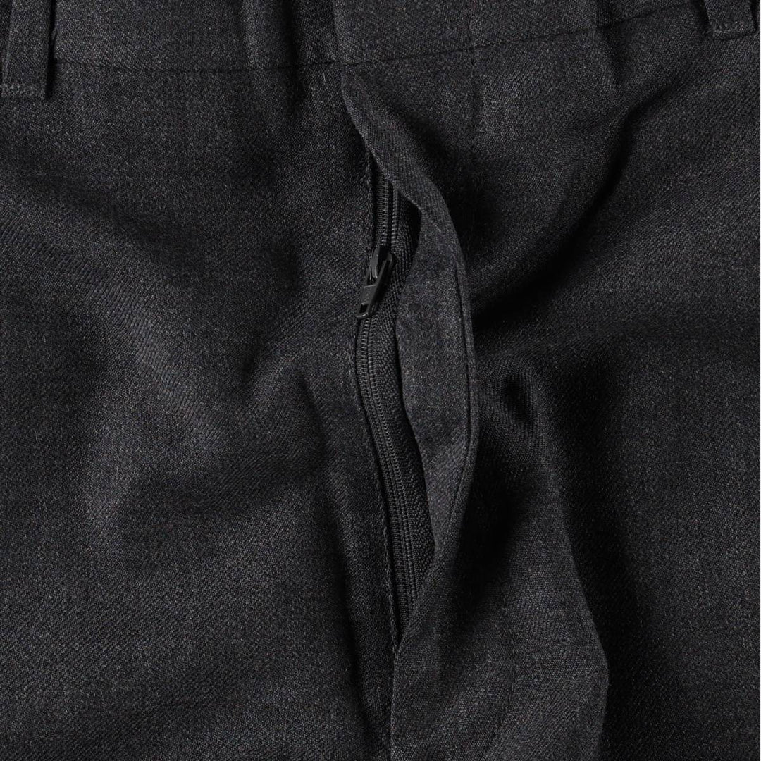 ANDERSON-LITTLE RICHMAN BROTHERS Strathmore Wool Trousers/Slacks, Made in USA, Men's Size W33 (approx.) wool Charcoal Vintage Second Hand