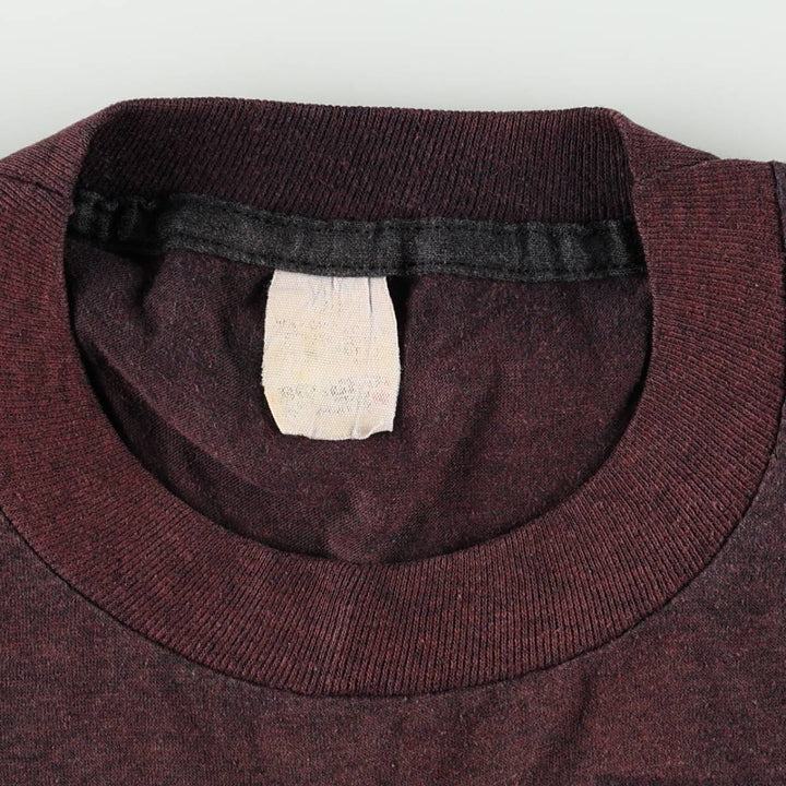 Screen Stars HEART Band T-Shirt (Men's XL equivalent) unclear brown type Vintage Second Hand