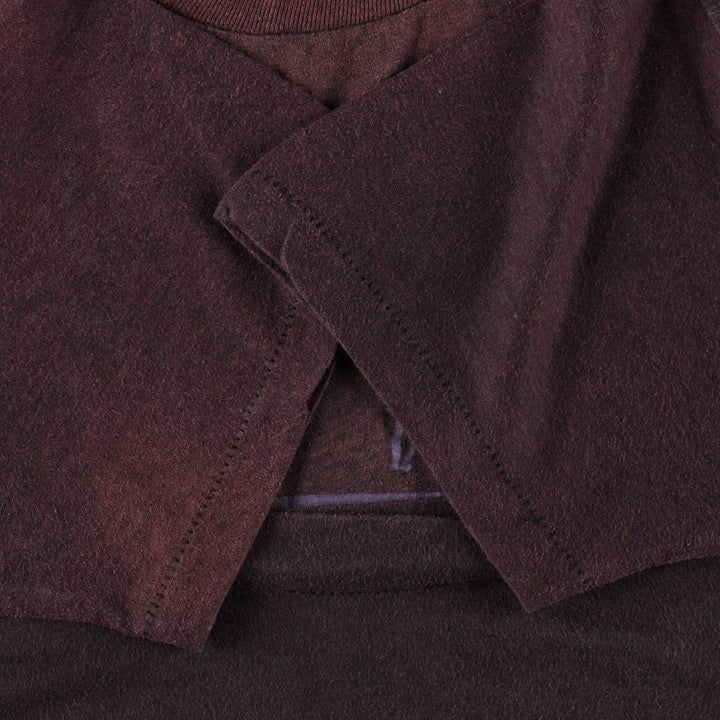 Screen Stars HEART Band T-Shirt (Men's XL equivalent) unclear brown type Vintage Second Hand