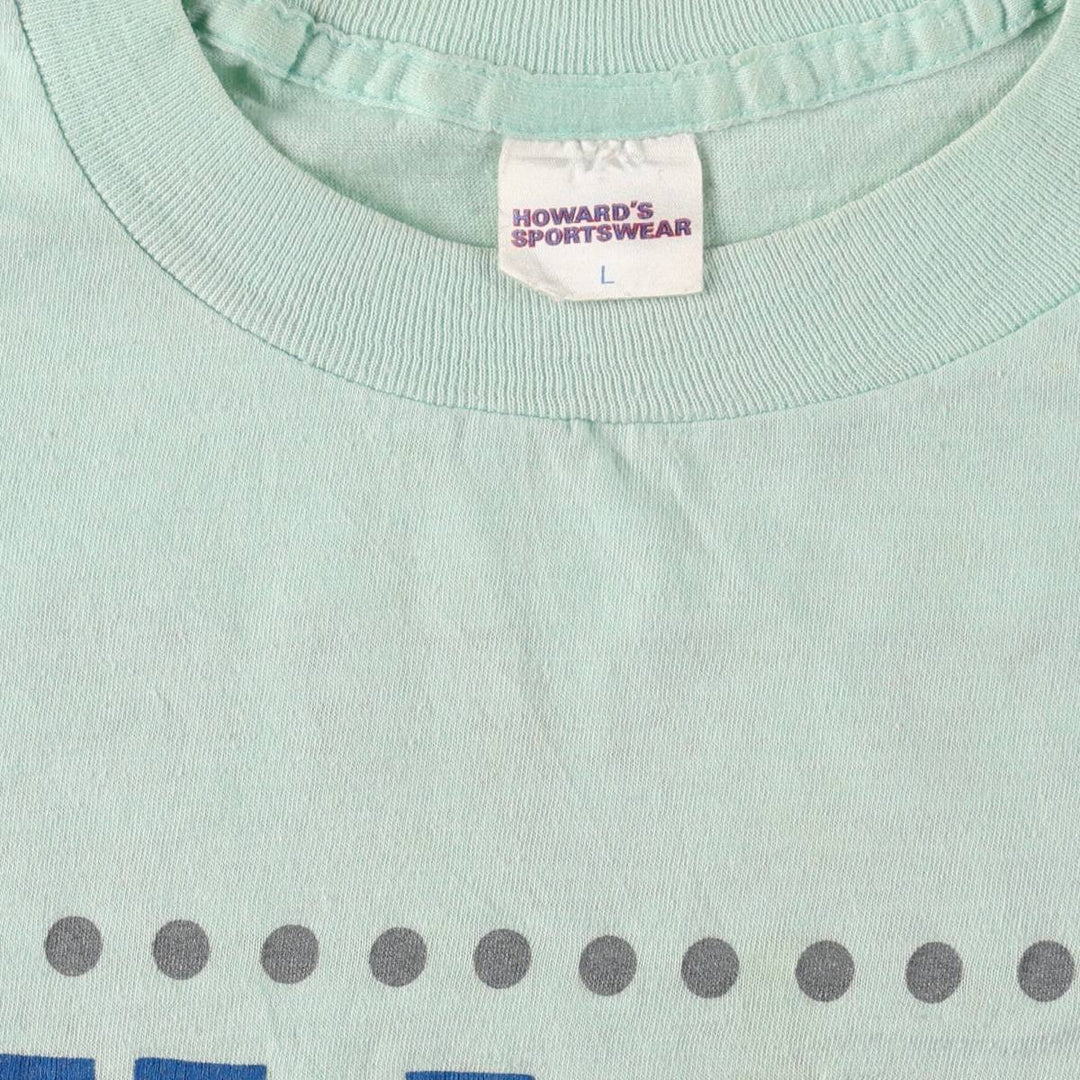 HOWARD'S ELVIS PRESLEY Elvis Presley Band T-shirt, Made in USA, Men's Size L (approx.) cotton Mint green Vintage Second Hand