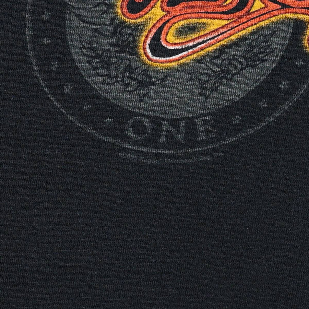 2000'S Gildan Aerosmith Band T-shirt (Men's size L) cotton black type Vintage Second Hand